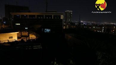 تصویر از در ساعت زمین تمامی ساختمانهای برق پایتخت خاموش شدند
