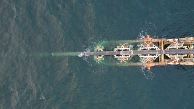 تصویر از شرکت نورد استریم: ناوها و هواپیماها در کار ما اخلال ایجاد می کنند