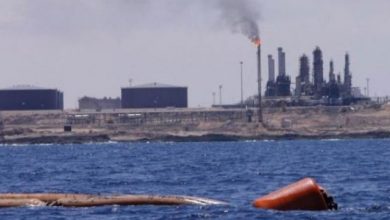 تصویر از خسارت روزانه ۲۶ میلیون دلاری با اعلام شرایط اضطراری در پایانه نفتی حریقه لیبی
