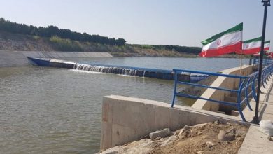 تصویر از افتتاح سد لاستیکی فرح آباد ساری