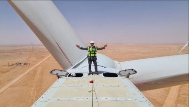 تصویر از راه‌اندازی ارزانترین نیروگاه برقی بادی جهان در عربستان