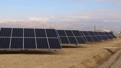 تصویر از اتصال فاز اول نیروگاه خورشیدی دامغان به شبکه سراسری برق