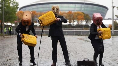 تصویر از تصاویر: تظاهرات فعالان محیط زیست در آستانه اجلاس COP26