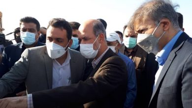 تصویر از بازدید وزیر نیرو از روند احداث ایستگاه پمپاژ آب در شوش