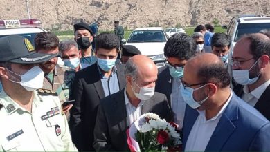 تصویر از ورود وزیر نیرو به شهرستان کازرون