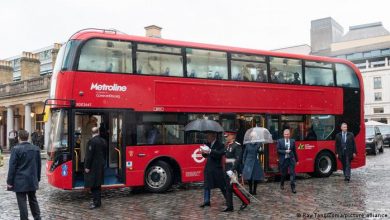 تصویر از اتوبوس های دو طبقه لندن برقی می شوند