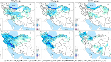 تصویر از احتمال وقوع سیل در حوضه‌های آبریز جنوب غربی کشور