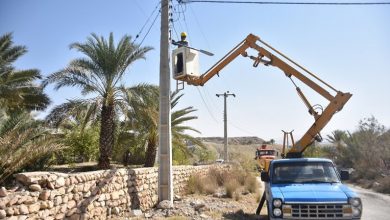 تصویر از بازگشت حالت پایدار برق مناطق زلزلهزده بندرعباس