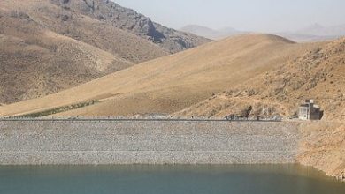 تصویر از میزان ورودی آب سدهای تهران