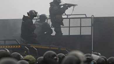 تصویر از عکس: دور جدید ناآرامی ها در قزاقستان با استقرار نیروهای نظامی روسیه