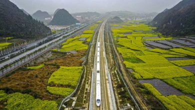 تصویر از طول راه‌آهن سریع‌السیر چین به 40 هزار کلیومتر رسید