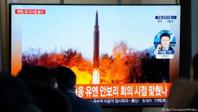 تصویر از چهارمین آزمایش موشکی کره شمالی در سال جدید