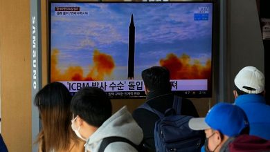 تصویر از هفتمین آزمایش موشکی کره شمالی در یک ماه
