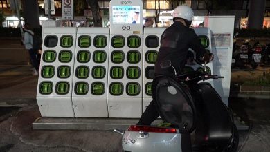 تصویر از افزایش تعداد ایستگاه‌های تعویض باتری موتورهای برقی در تایوان