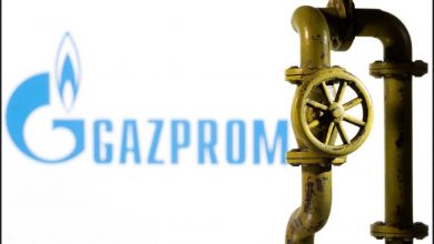 تصویر از صادرات گاز گازپروم به اروپا به یک سوم کاهش یافت