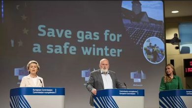 تصویر از کمیسیون اروپا: مصرف گاز تا زمستان باید ۱۵درصد کاهش یابد