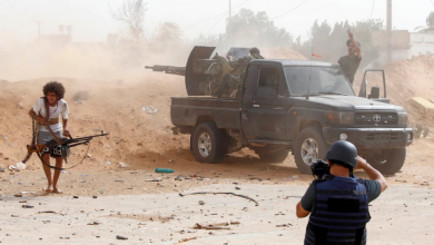 تصویر از آغاز دوباره درگیری‌ها در لیبی با ۲۳ کشته و ۱۴۰ زخمی