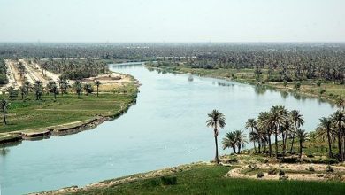 تصویر از تاثیرات سد جدید عراق بر روی فرات بر اروند رود ایران