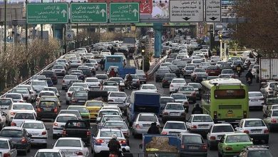 تصویر از شیب افزایش ترافیک تهران تند شد؟