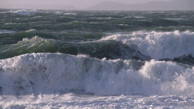 تصویر از دریای خزر در سه روز آینده مواج است