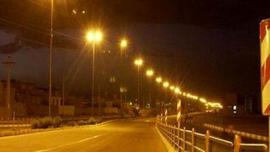 تصویر از اجرای پایلوت طرح اصلاح روشنایی معابر در آزادراه تهران-کرج
