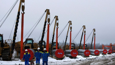 تصویر از روسیه برای تامین گاز چین میدان گازی سیبری را افتتاح کرد