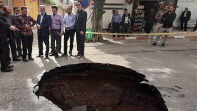 تصویر از پس زدگی فاضلاب باعث نشست زمین در اهواز شد