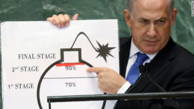 تصویر از بازگشت نتانیاهو با کمپین خرابکاری