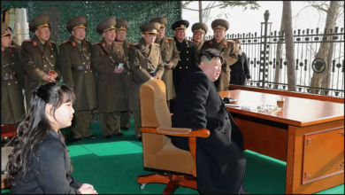 تصویر از برگزاری رزمایش حمله به فرودگاه کره جنوبی توسط کره شمالی