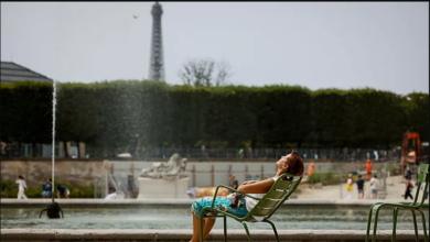 تصویر از دمای پاریس در سال 2050 به 50 درجه سانتی‌گراد می‌رسد