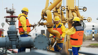 تصویر از واردات گاز چین از آسیای مرکزی افزایش یافت