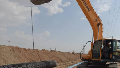 تصویر از از سرگیری عملیات اجرایی طرح آب‌رسانی فدک