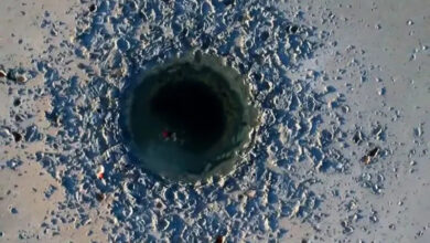 تصویر از گودال مرموز دریاچه ارومیه چطورتشکیل شده است؟