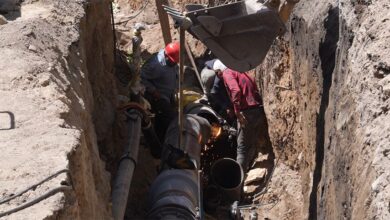 تصویر از اتمام خط لوله ۱۶ اینچ پلور _ لاریجان