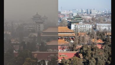 تصویر از بهبود کیفیت هوا در چین، گرمایش جهانی را تسریع کرده است