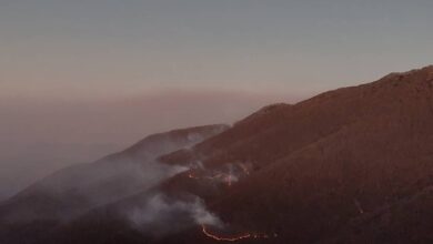 تصویر از ارسباران در محاصره آتش