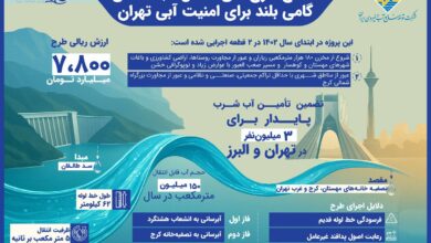 تصویر از اینفوگرافیک: افتتاح طرح ملی انتقال آب از طالقان به استان های البرز و تهران گامی بلند برای امنیت آبی تهران