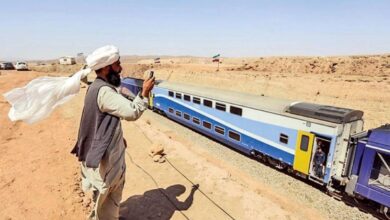 تصویر از عبور بار آمریکایی از مسیر ریلی ایران به افغانستان
