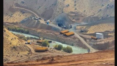 تصویر از سد ماندگان پادنا بدون مجوزهای محیط‌زیستی در حال پیشروی است