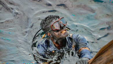 تصویر از عکس: عملیات بازیابی تجهیزی از پایانه صادراتی SBM