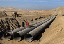 تصویر از پیشرفت چشمگیر پروژه انتقال آب به بانه