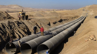 تصویر از پیشرفت چشمگیر پروژه انتقال آب به بانه