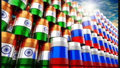 تصویر از واردات نفت هند از روسیه به پایینترین سطح دو سال گذشته رسید