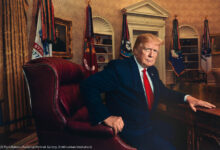 تصویر از آرایش نظامی ترامپ