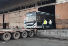 تصویر از سری دوم از اتوبوسهای برقی شهرداری تهران از بندر شهید رجایی ترخیص شد