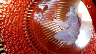 تصویر از پایان بازسازی غول الکتریکی ۱۹۰ تنی نیروگاه شهدای پاکدشت