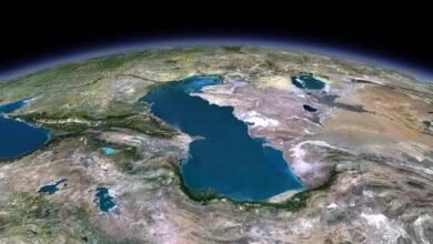 تصویر از پسروی دریای خزر ۱۰۰۰ هزار هکتار به اراضی ساحلی مازندران افزود